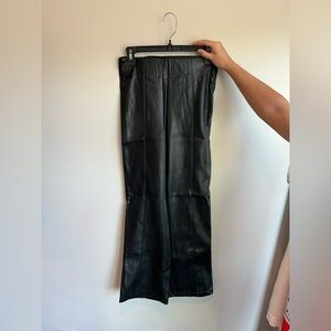 Lulus Black Leather Pants